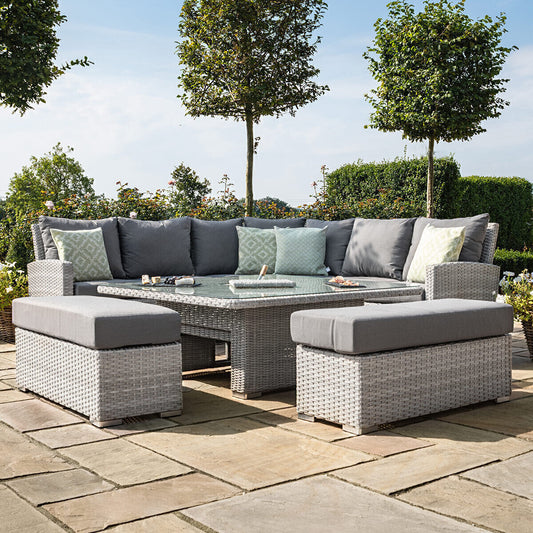 Homeflair - Ascot Deluxe Rattan Corner Dining Set