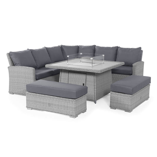 Homeflair - Ascot Deluxe Rattan Corner Dining Set