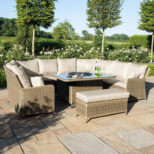 Homeflair - Winchester Royal U-Shaped Rattan Sofa Set