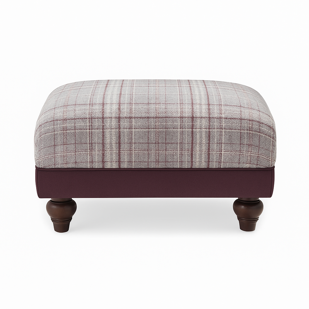 Red Rose Footstools