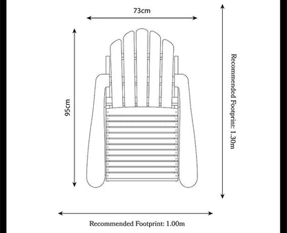 Vermont Folding Adirondack Chair | VER002 | AMIR