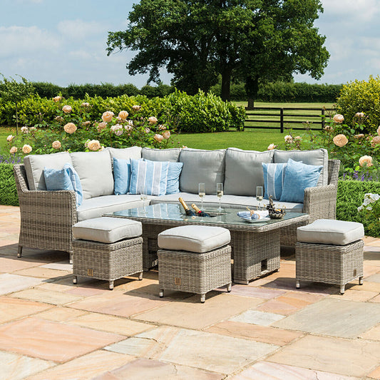 Homeflair - Oxford Rattan Corner Dining Set