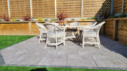 Rattan Round Table + 6 Dining Chairs | Rose | Rose0389_0393