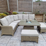 Signature Weave - SARAH Nature corner dining with ice bucket |SARA0391