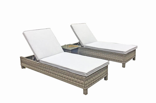 Rattan Sun lounger Set | Sarena | Sare0106