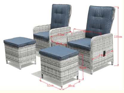 Rattan Eton Lounge set | Eton027G - Homeflair
