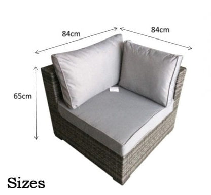 Rattan Modular Corner Sofa | Jess - Homeflair