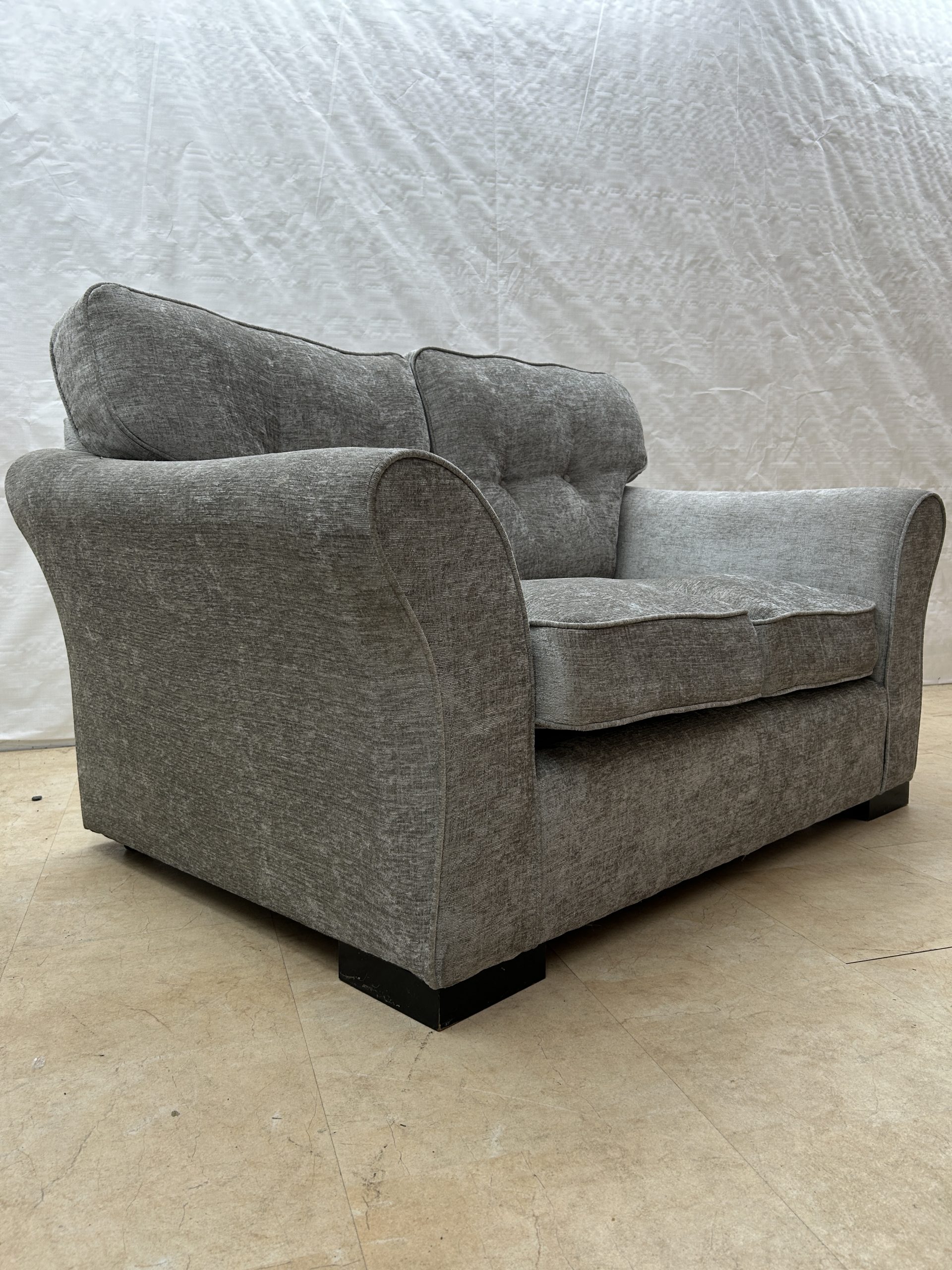 Ken Ex-Display Fabric Grey 2 Seater Sofa | EX017 - Image 7