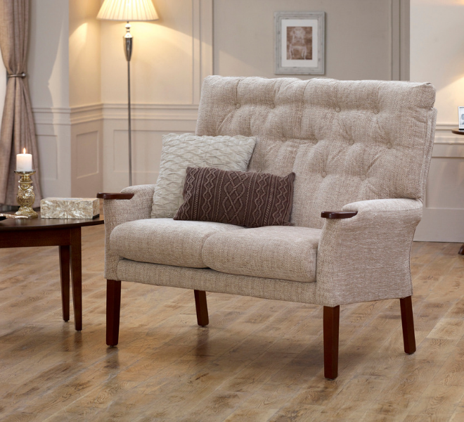 Fabric Bridgwater High Back Chair | Shackletons - Image 5