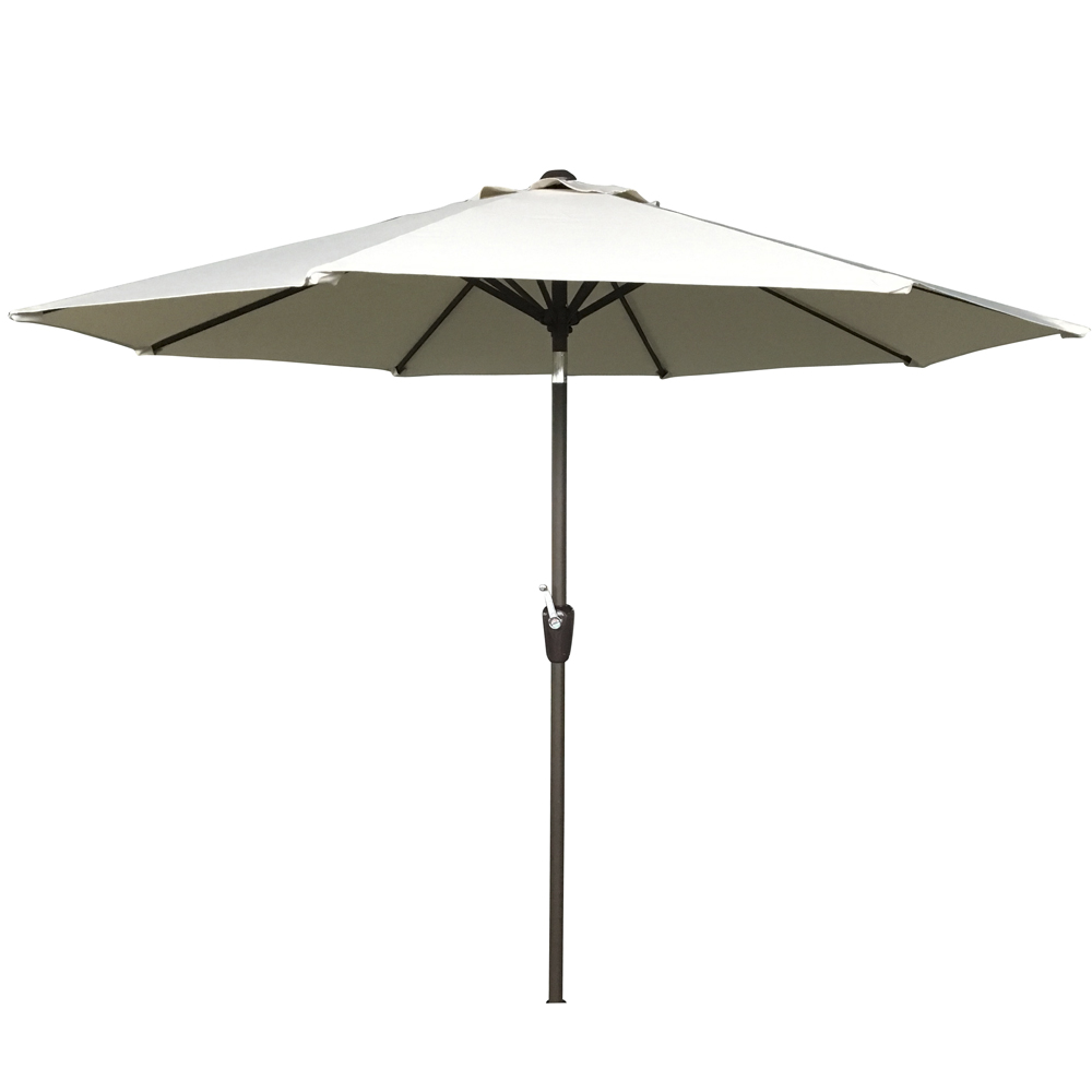 Rattan 2.5m Table Parasol in Beige with Tilt | Para0076 - Image 5