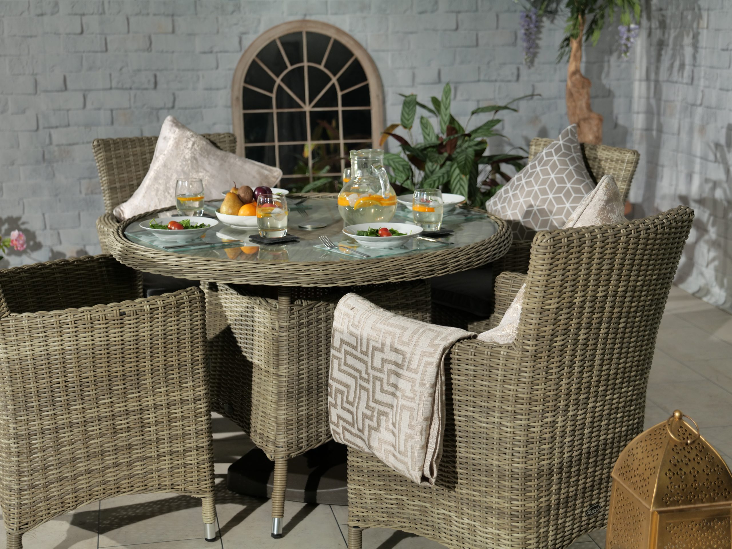 Royalcraft Rattan Wentworth 4 Seater Dining Set | WEN110CAR-WS - Image 12