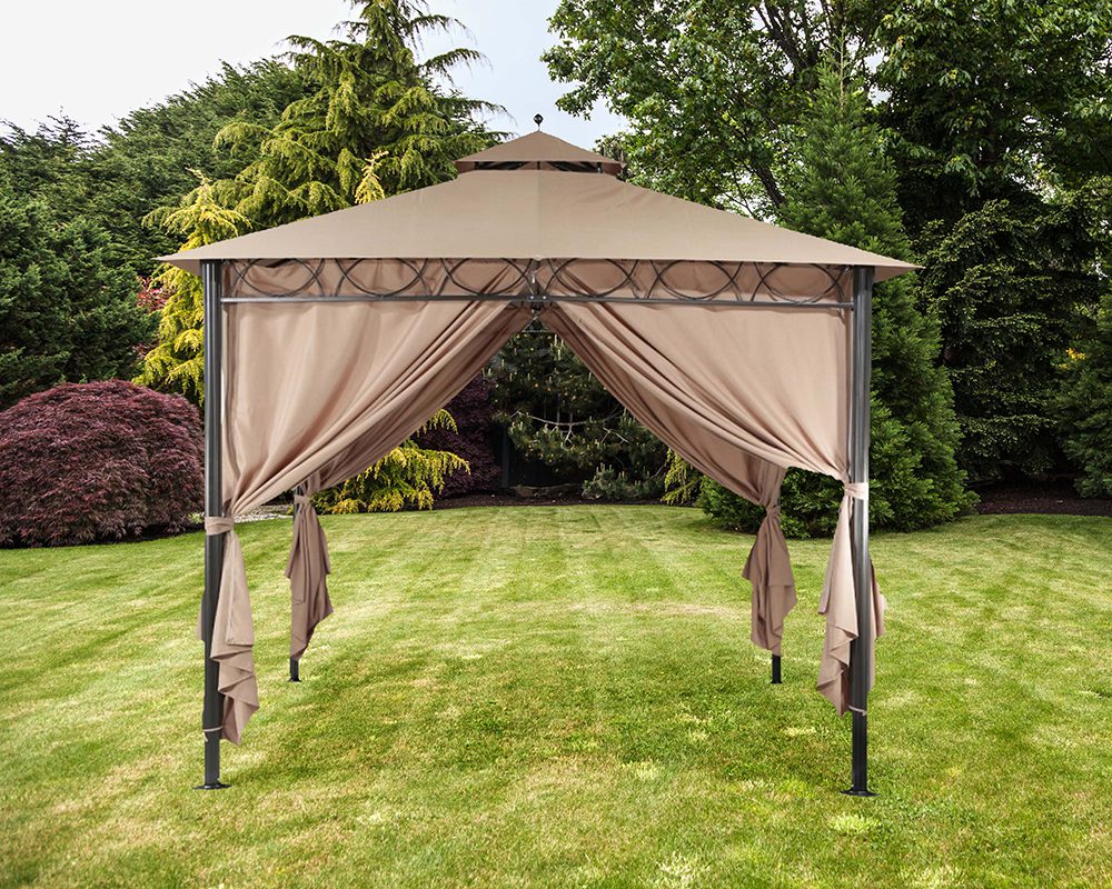 Dubai Gazebo 3x3m Mocha Brown | DUBGAZ3X3 | AMIR - Image 4