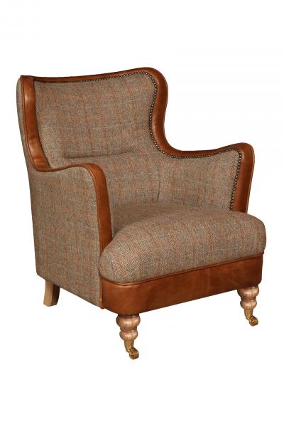 Ellis High Back Chair | Hunting Lodge | Vintage - Image 4