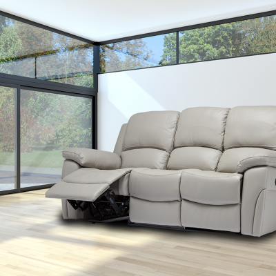 Sienna Manual Recliner Leather Sofa Collection | Exclusive