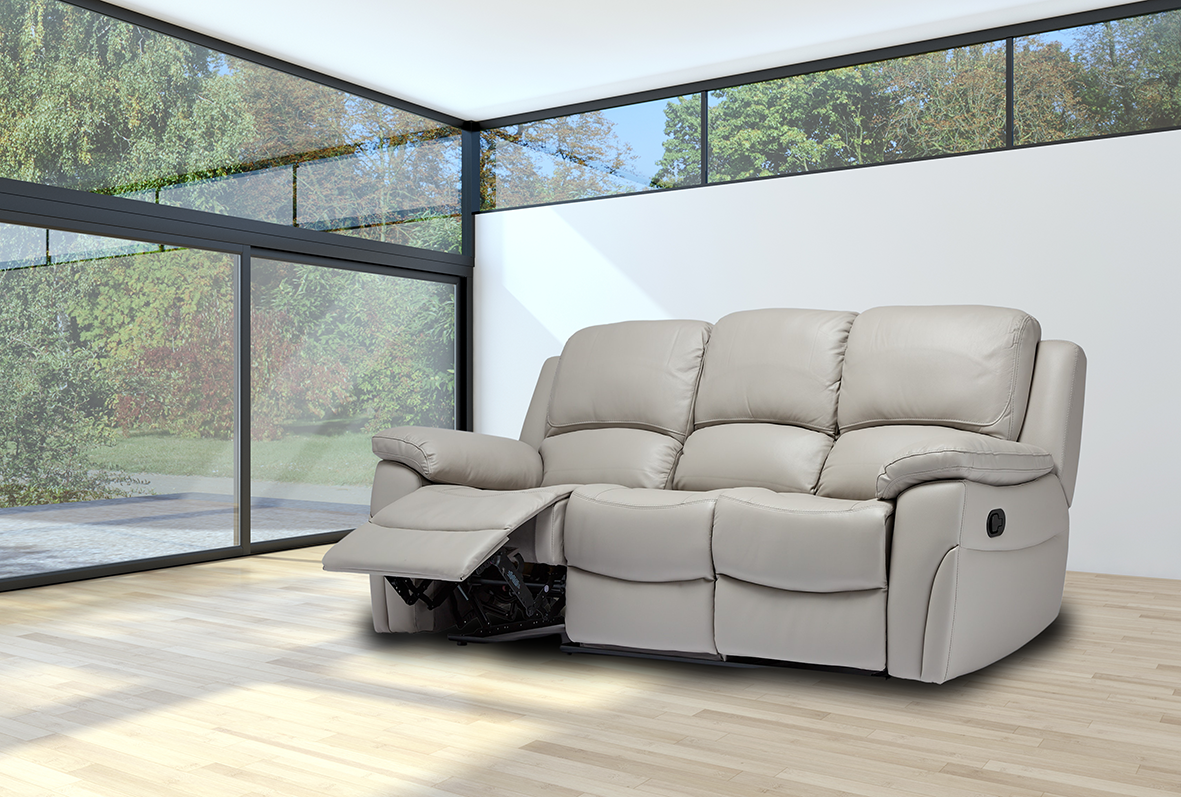 Sienna Manual Recliner Leather Sofa Collection | Exclusive