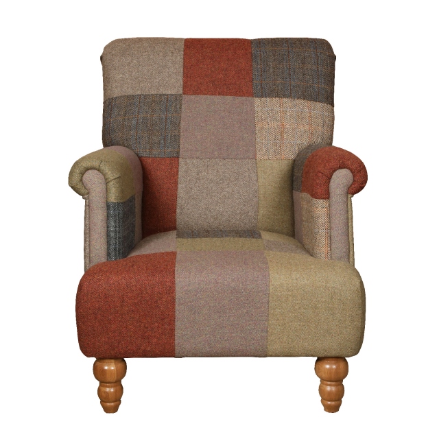 Burford Harlequin Patchwork Chair | Vintage