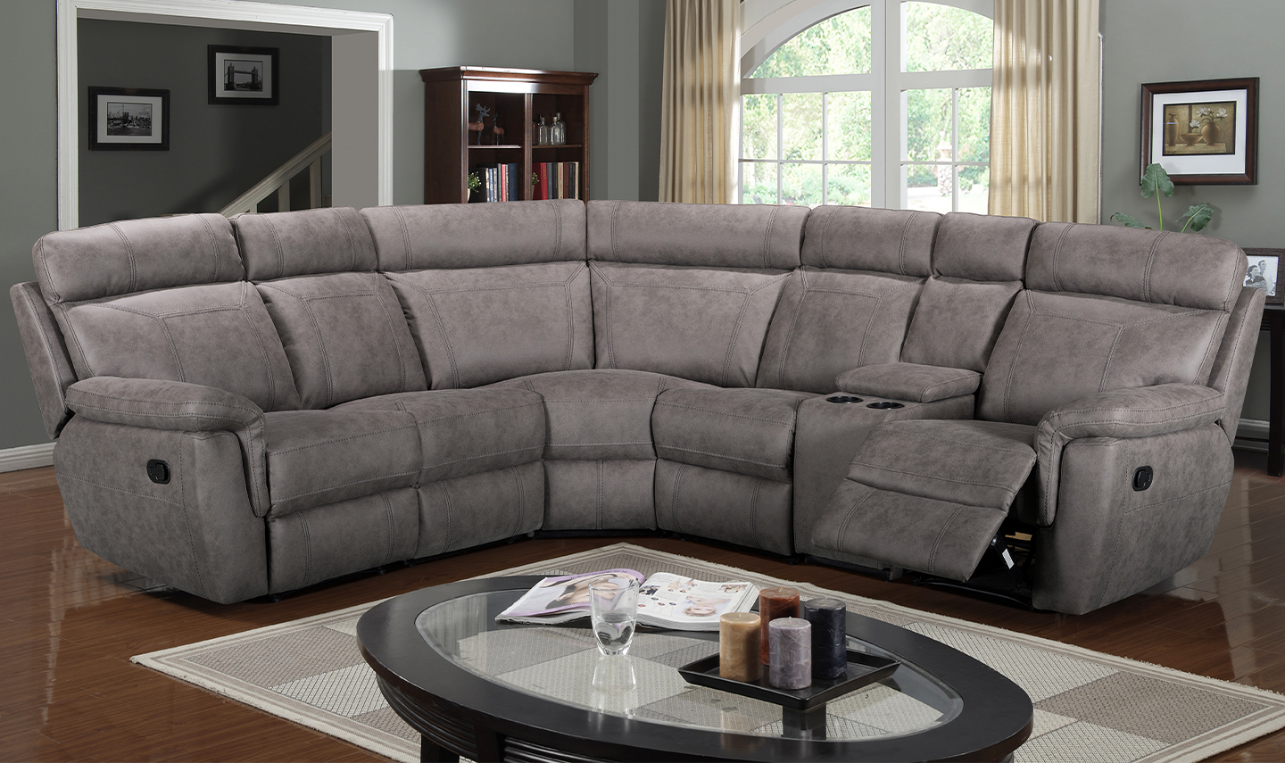 Fabric Baxter Corner Sofa Group | VIDA