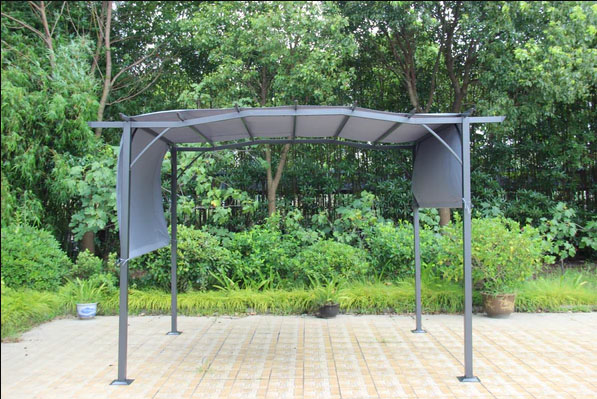 San Remo Pergola Gazebo 2.75×3.66m Grey | SANGAZ2.75X3.66-GREY | AMIR - Image 6