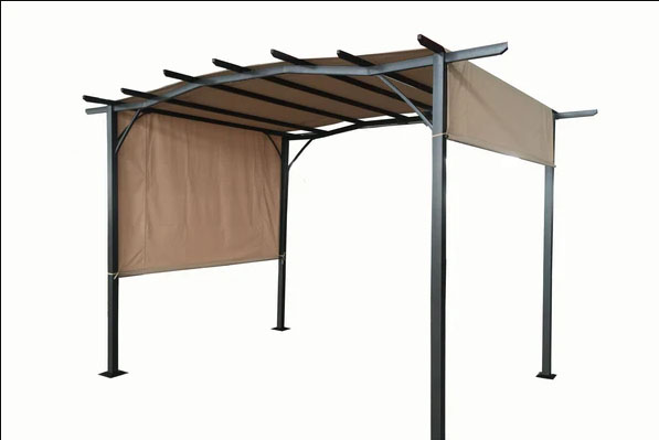 San Remo Pergola Gazebo 2.75×3.66m Mocha | SANGAZ2.75X3.66-MOCHA | AMIR - Image 8