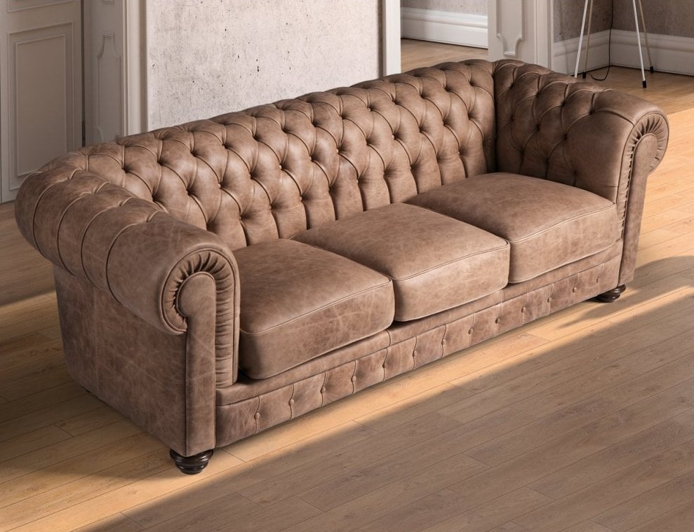 Modular Chester Leather Sofa Collection | Newtrend Concepts Italia