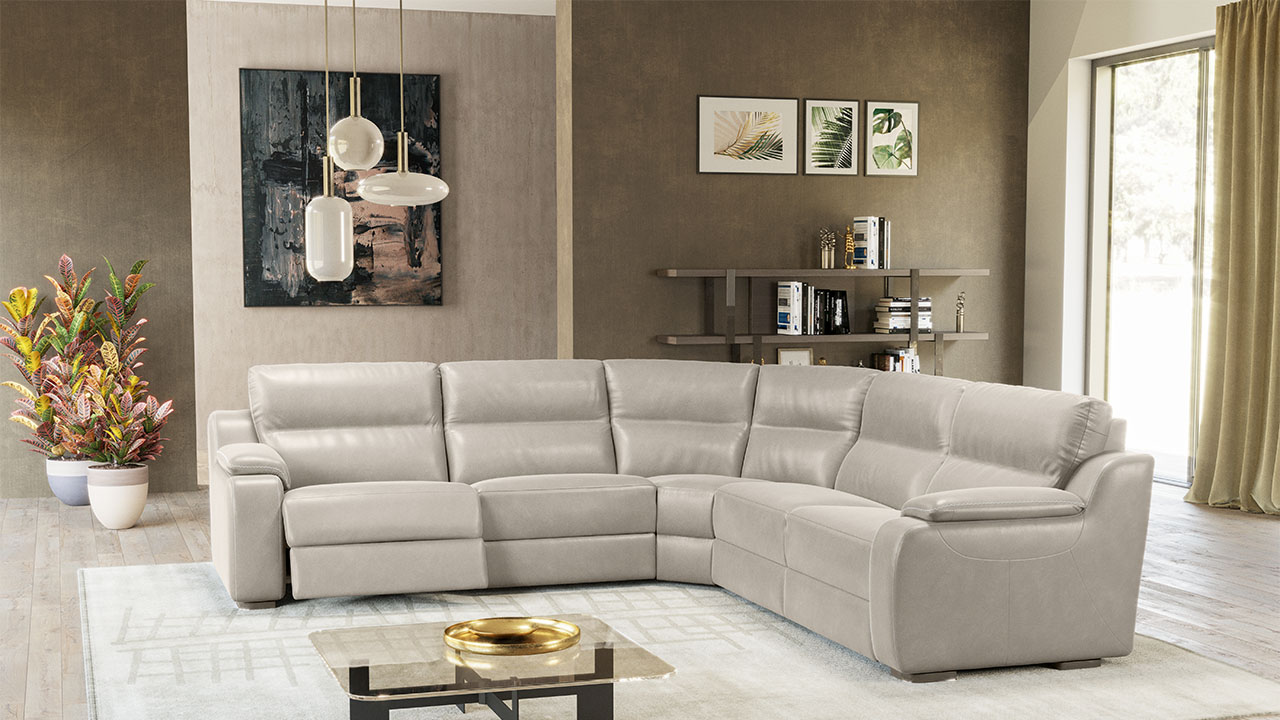 Modular Gateway Leather Sofa Collection | Newtrend Concepts Italia