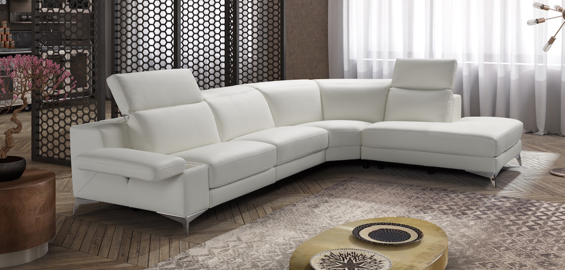 Modular Hypnose Leather Sofa Collection | Newtrend Concepts Italia