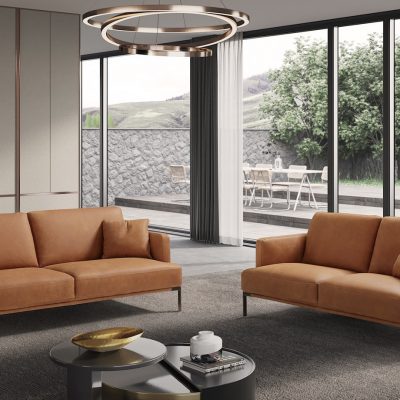 Modular Icon Leather Sofa Collection | Newtrend Concepts Italia