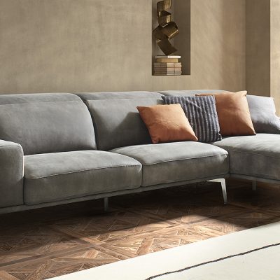Modular Villeneuve Leather Sofa Collection | Newtrend Concepts Italia