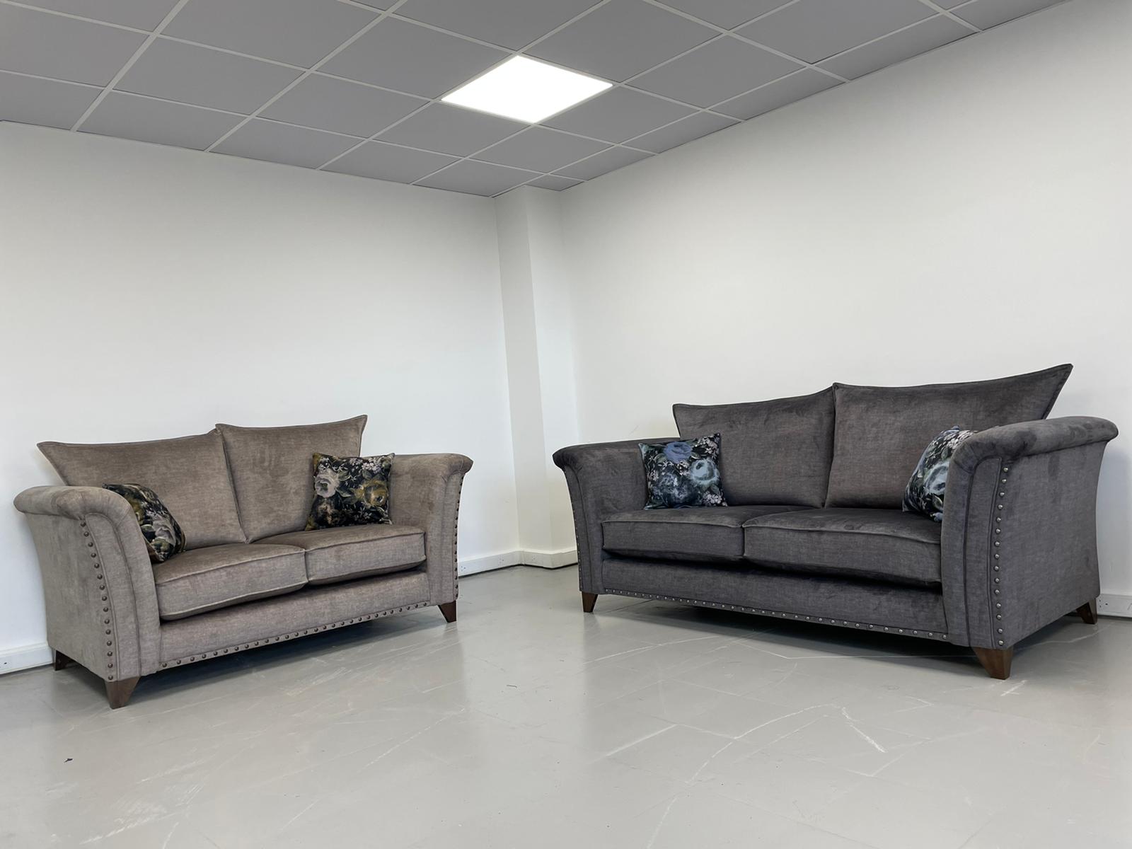 Modular Bespoke Carrington Fabric Sofa Collection | Red Rose - Image 6