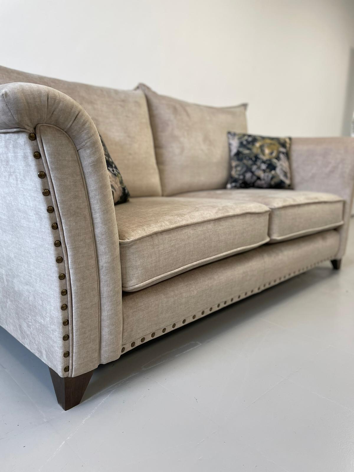 Modular Bespoke Carrington Fabric Sofa Collection | Red Rose - Image 5