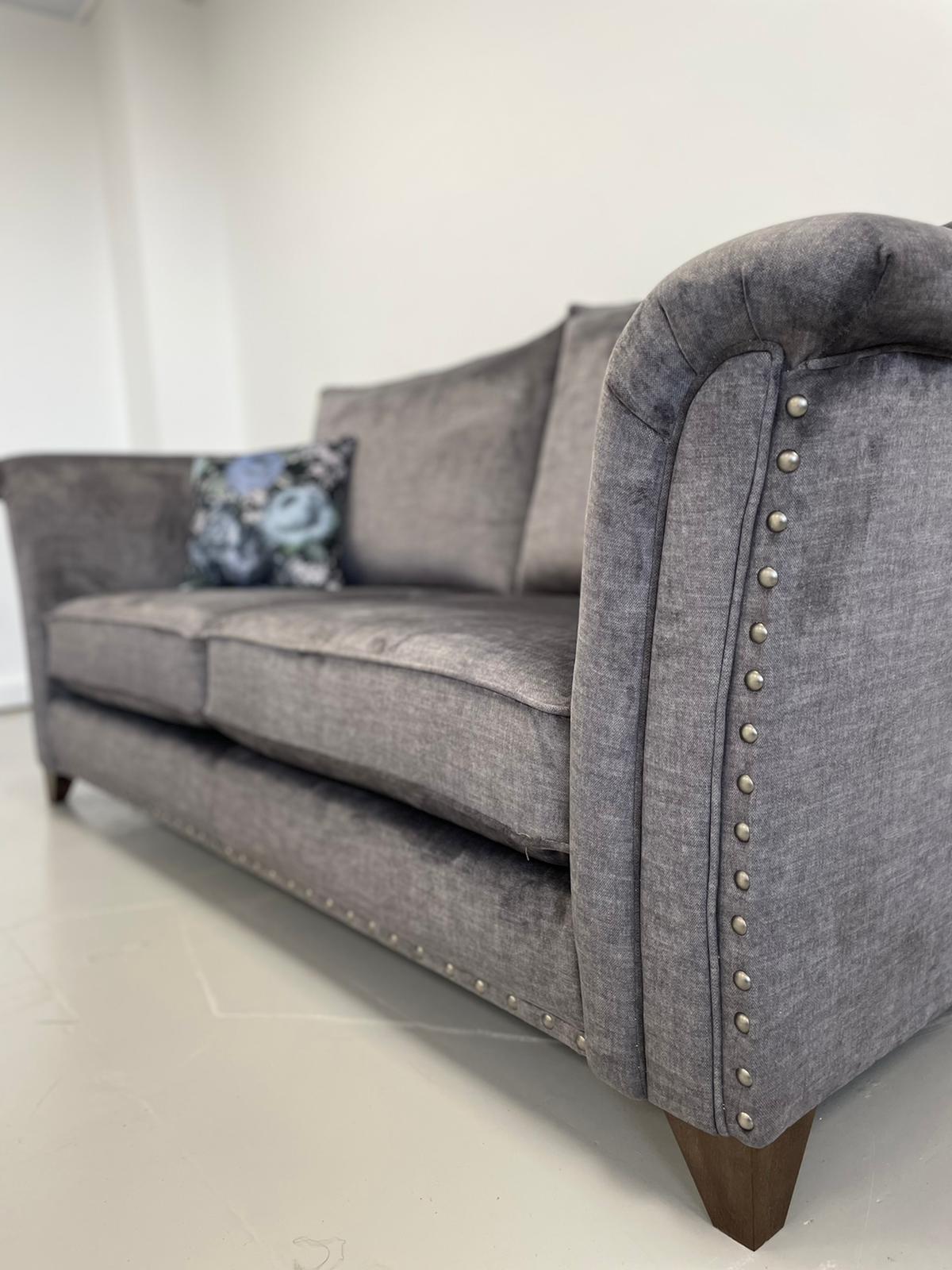 Modular Bespoke Carrington Fabric Sofa Collection | Red Rose - Image 4