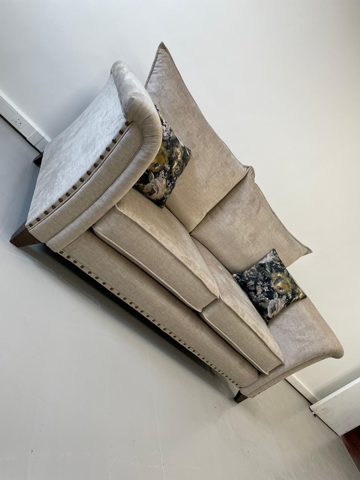 Modular Bespoke Carrington Fabric Sofa Collection | Red Rose - Image 8