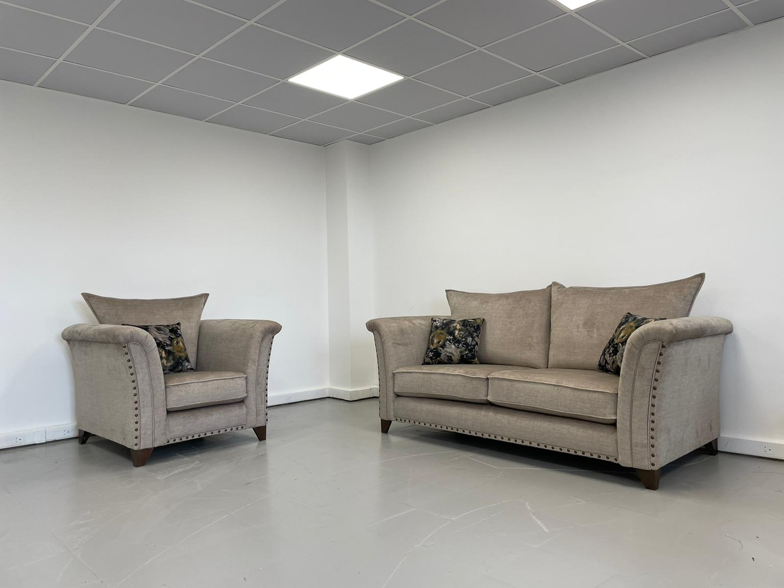 Modular Bespoke Carrington Fabric Sofa Collection | Red Rose - Image 9