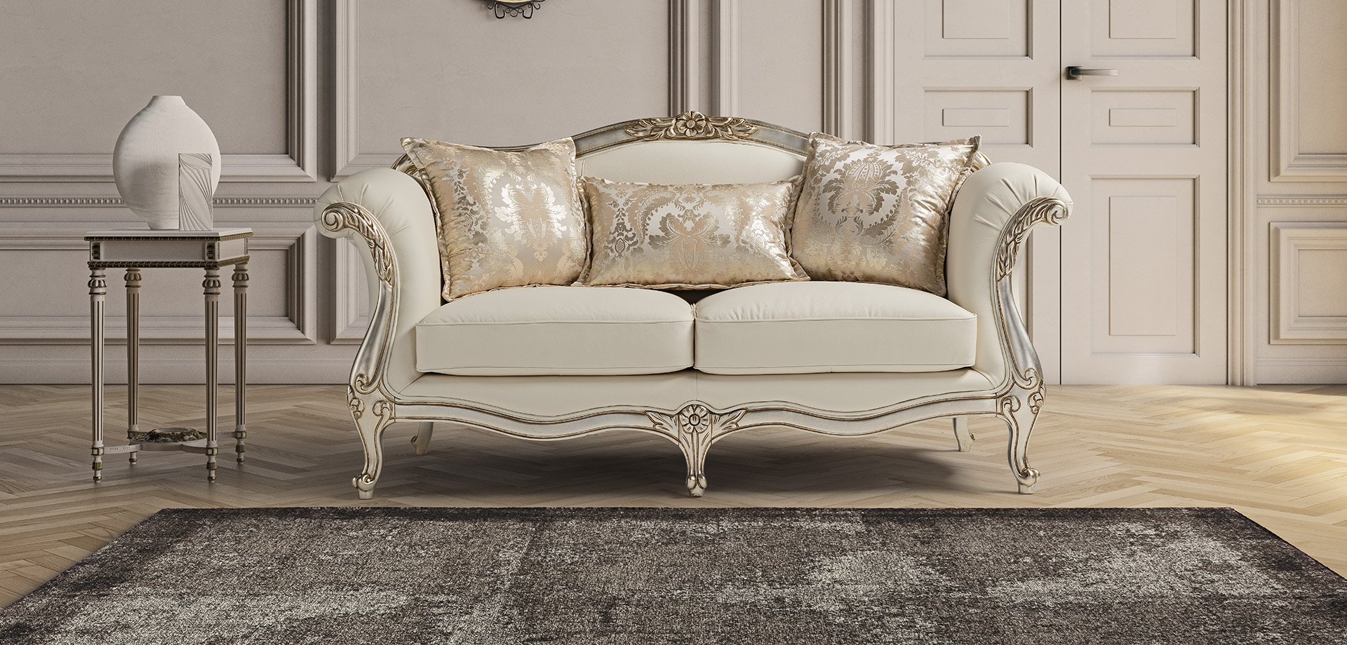 Elizabeth Leather Sofa Collection | Newtrend Concepts Italia