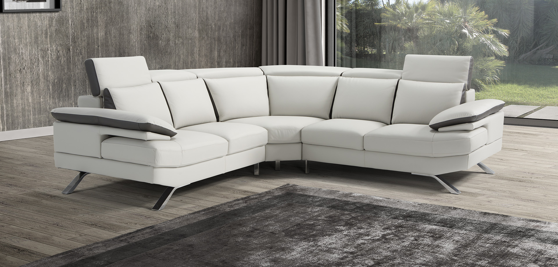 Glenda Leather Sofa Collection | Newtrend Concepts Italia