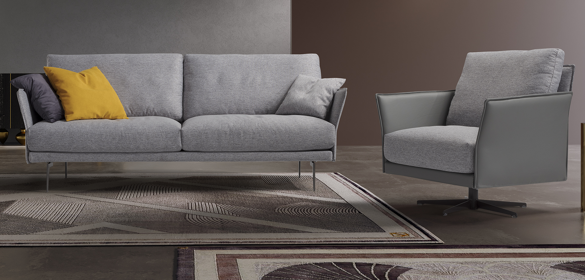 Hamilton Leather Sofa Collection | Newtrend Concepts Italia