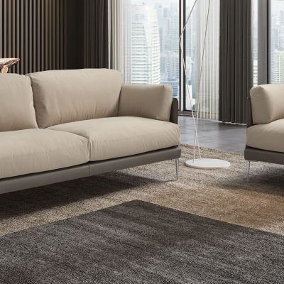 Hirondelle Leather Sofa Collection | Newtrend Concepts Italia
