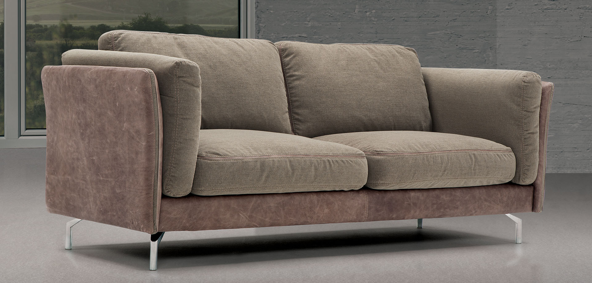 Johnny Leather Sofa Collection | Newtrend Concepts Italia