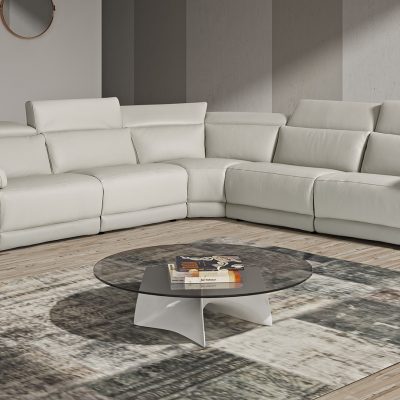 Modular Palinuro Leather Sofa Collection | Newtrend Concepts Italia