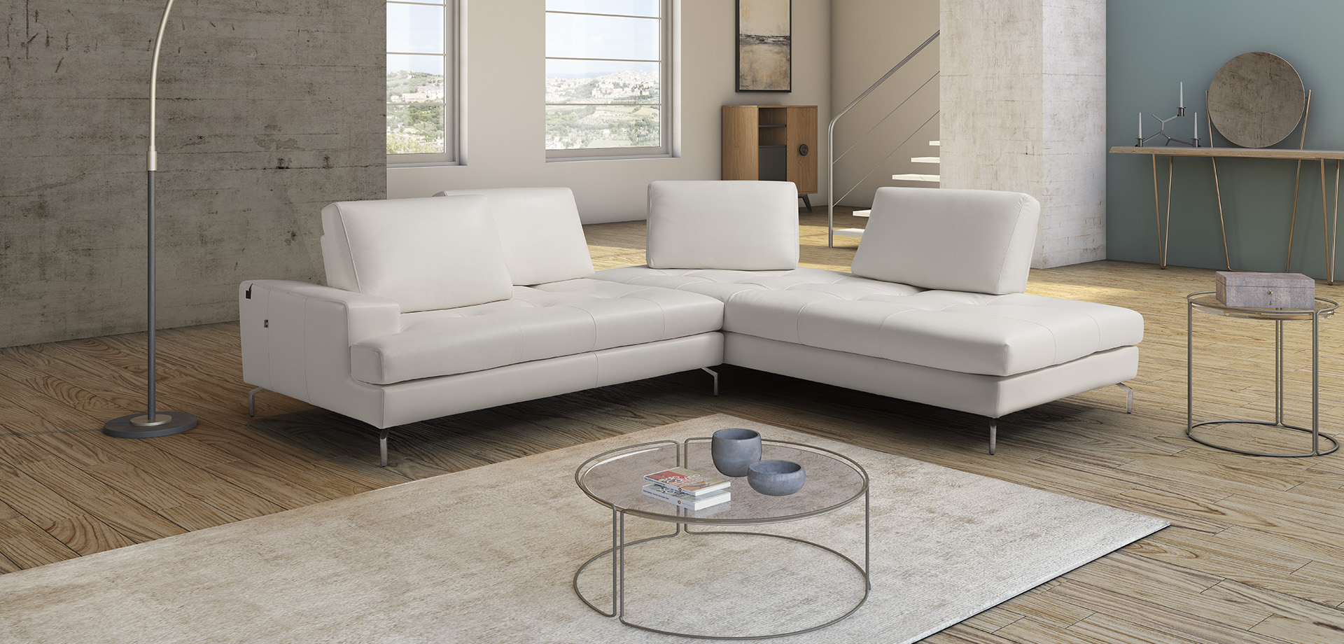 Voyager Leather Sofa Collection | Newtrend Concepts Italia