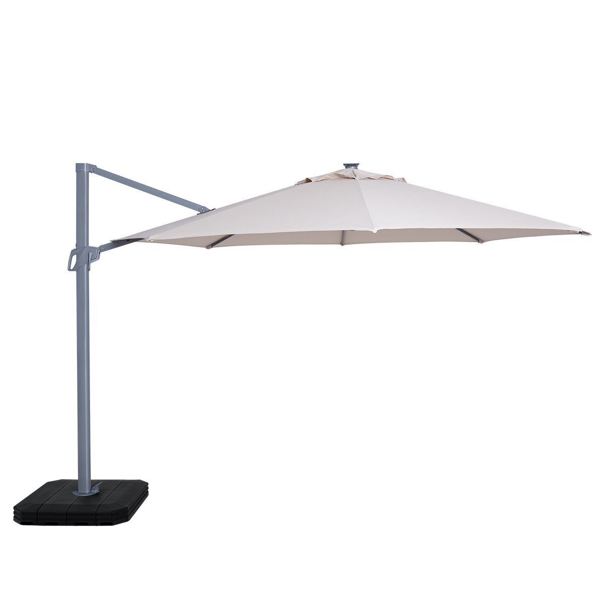 Homeflair - Zeus 3.5m Round Rotating Cantilever Parasol - Image 6