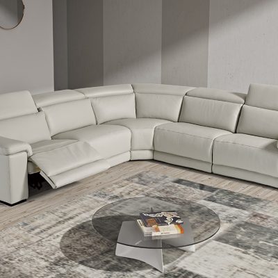 Modular Palinuro Leather Sofa Collection | Newtrend Concepts Italia