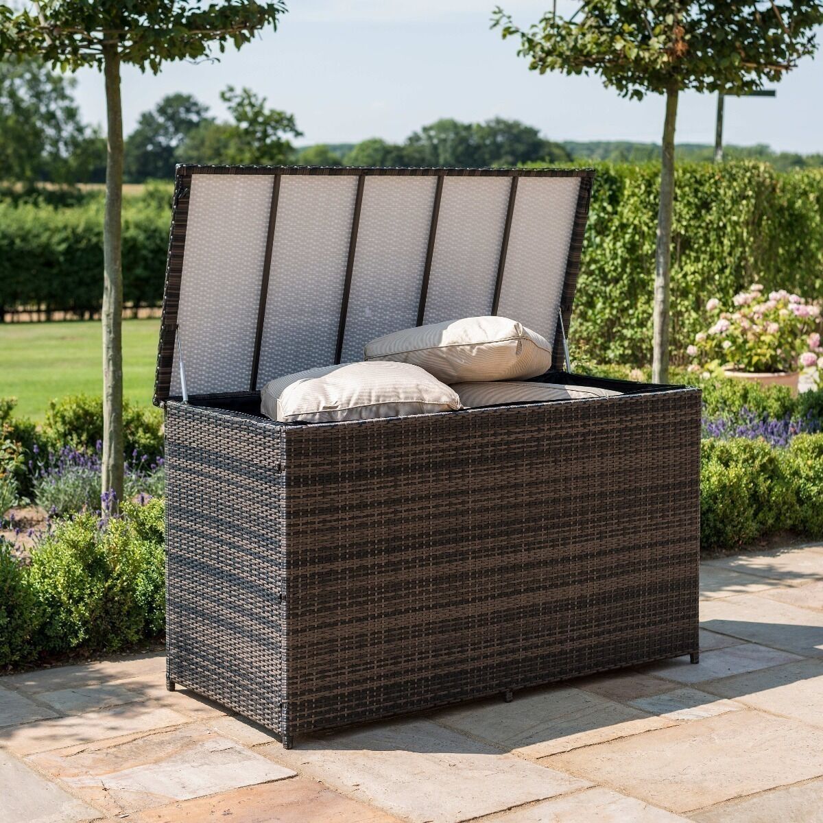 Homeflair - Rattan Storage Box - Brown