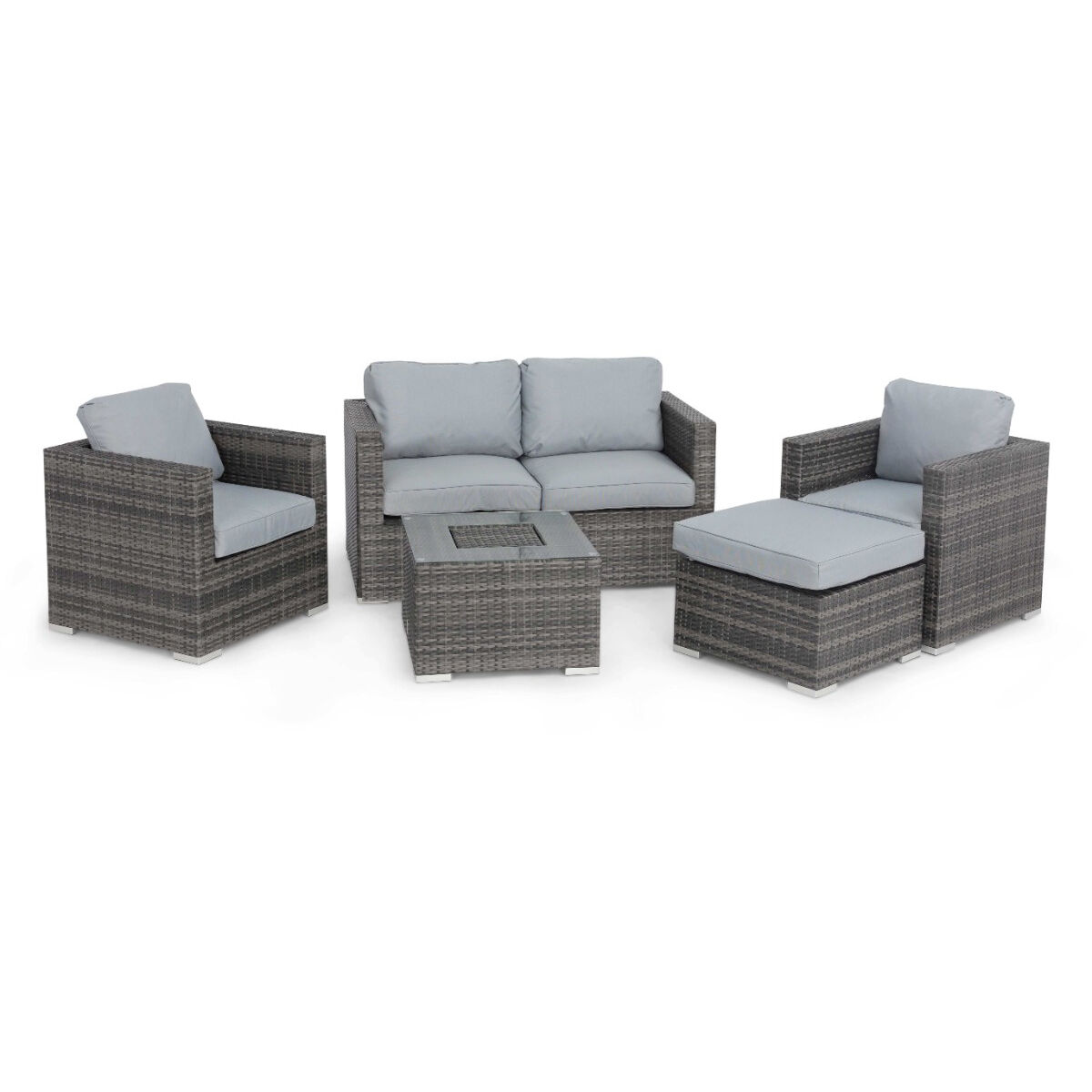 Homeflair - Georgia 2 Seat Rattan Sofa Set - Image 4