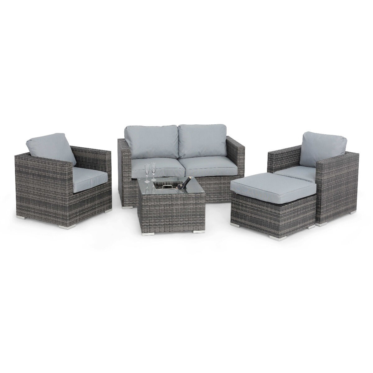 Homeflair - Georgia 2 Seat Rattan Sofa Set - Image 9