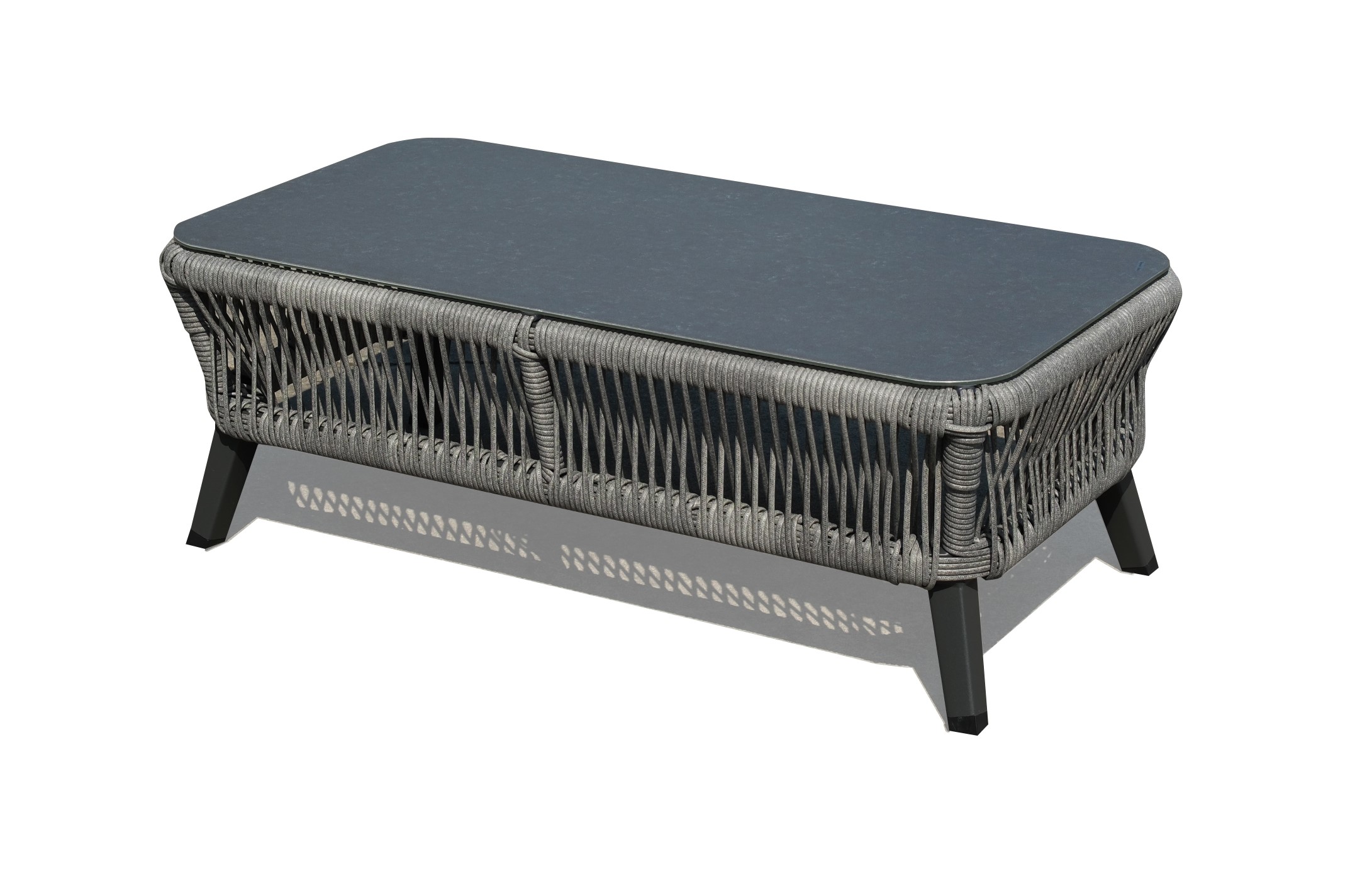 NEW Beatrice Garden Grey 2 Seater + 2 Chairs + Coffee Table Homeflair - Image 3