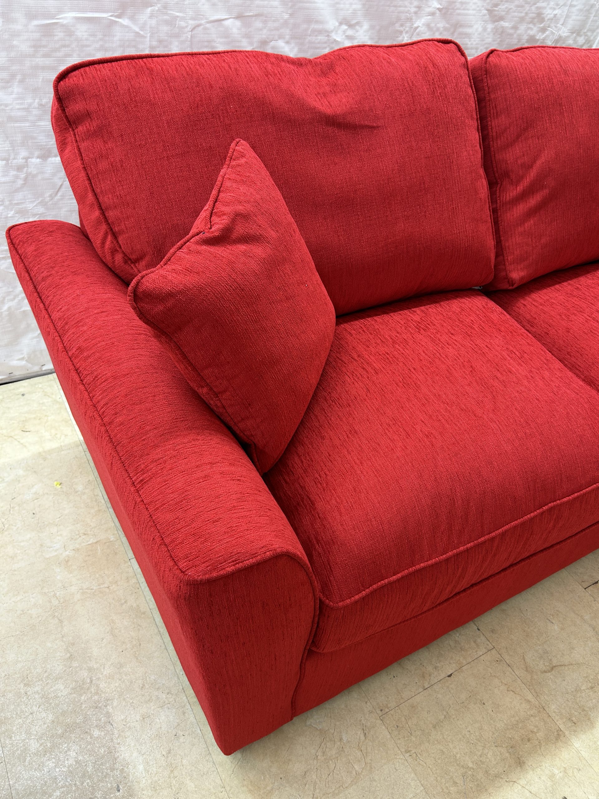 Fantasy Red Fabric 3 + 2 Seater Sofas | EXFAR - Image 6