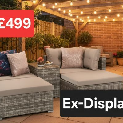 Ex-Display Harper Brown Modular Rattan Set | EXHARP