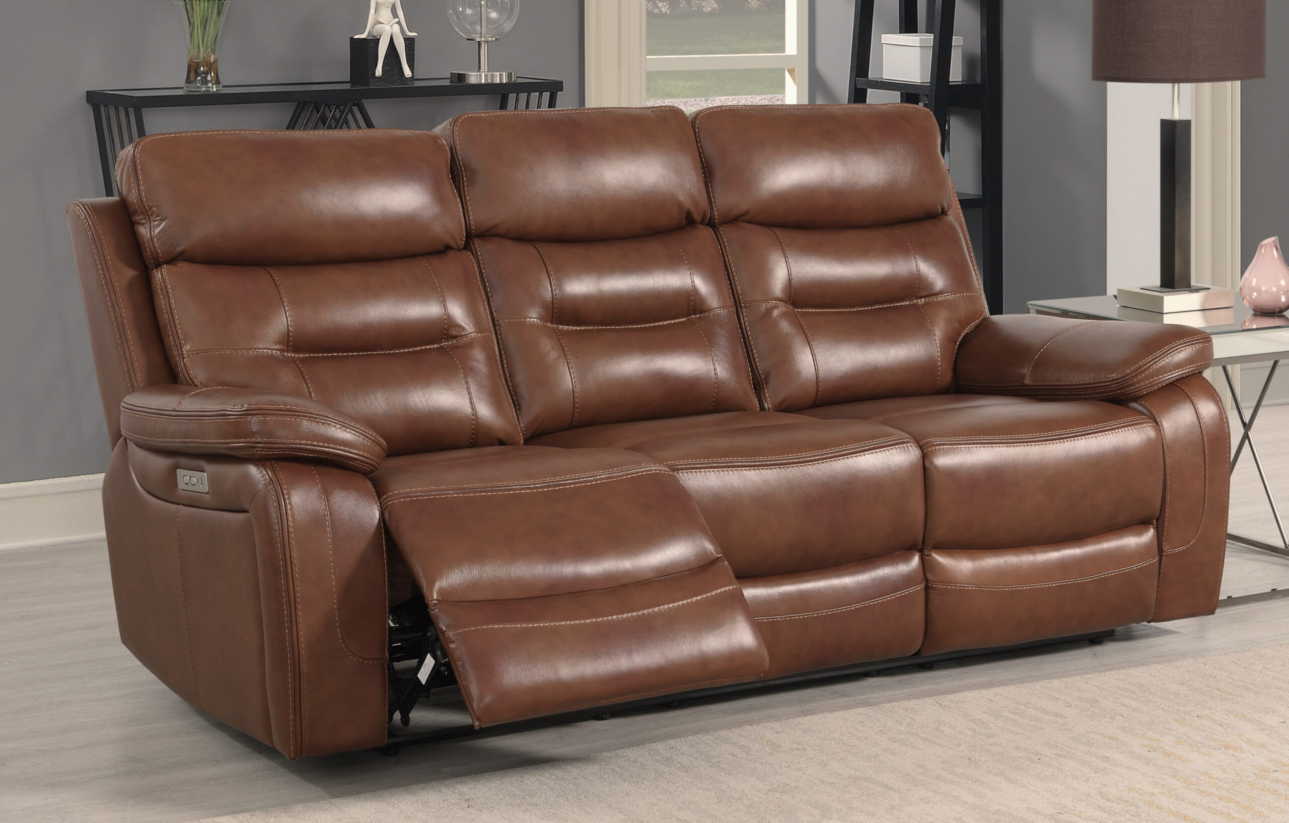Belgravia Leather Electric Recliner Sofa Collection | Exclusive - Image 3