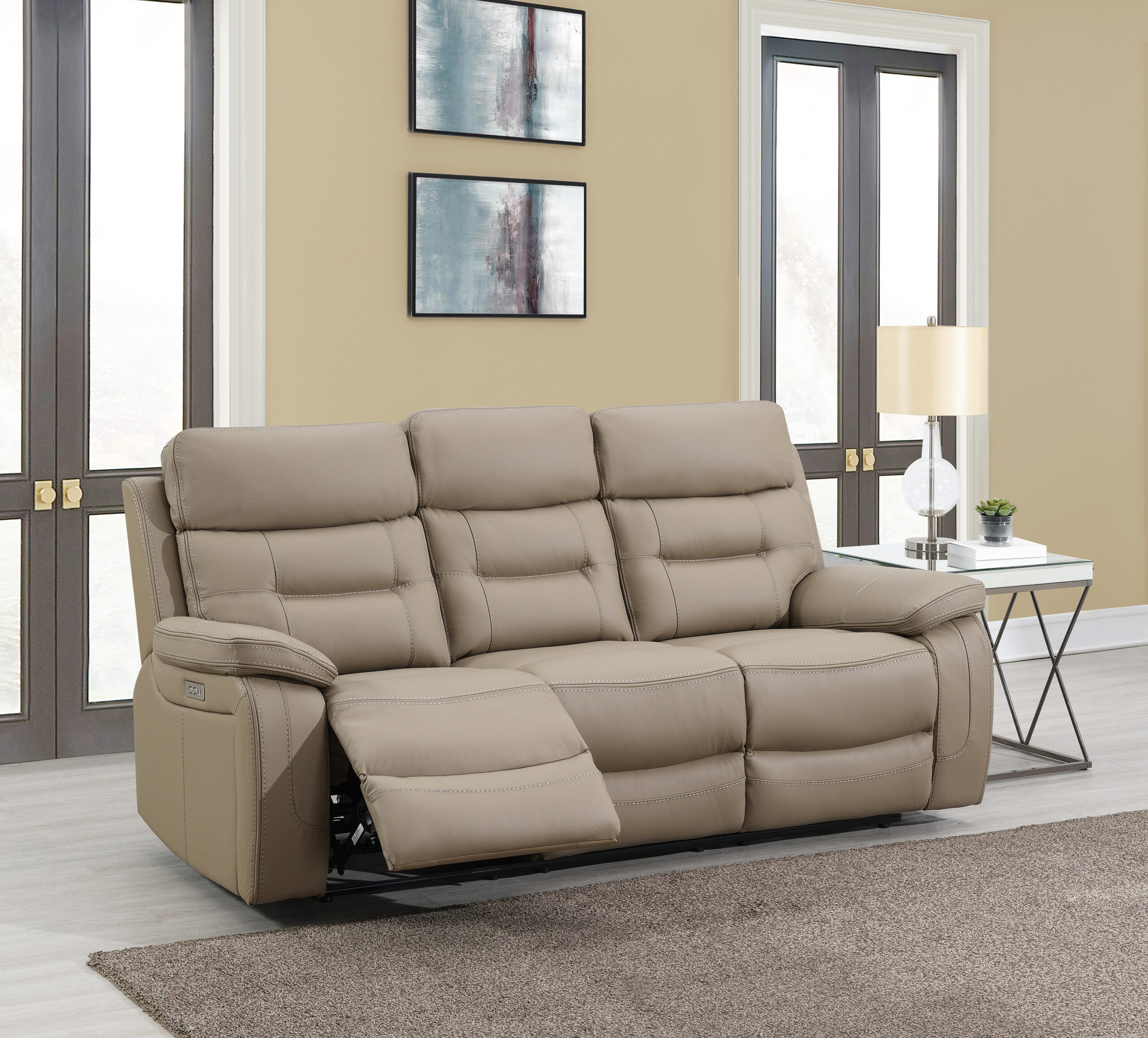 Belgravia Leather Electric Recliner Sofa Collection | Exclusive - Image 7